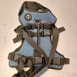 Coodeo Blue Black Dog Harness small